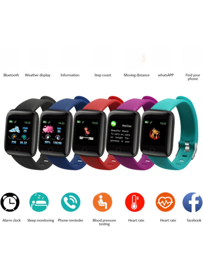 Plus Smart Bracelet Message Reminds Color Screen Movement D18s D20 Y68 Smart Bracelet A Generation Of Hair - Image 2