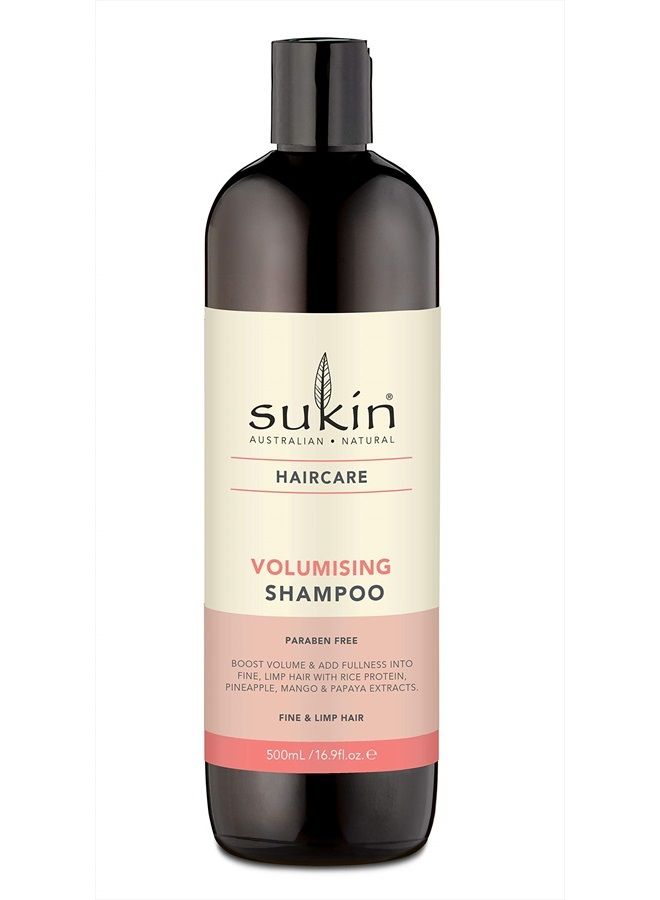 Sukin Volumising Shampoo, Fine and Limp Hair, 16.9 Fl Oz - Image 1