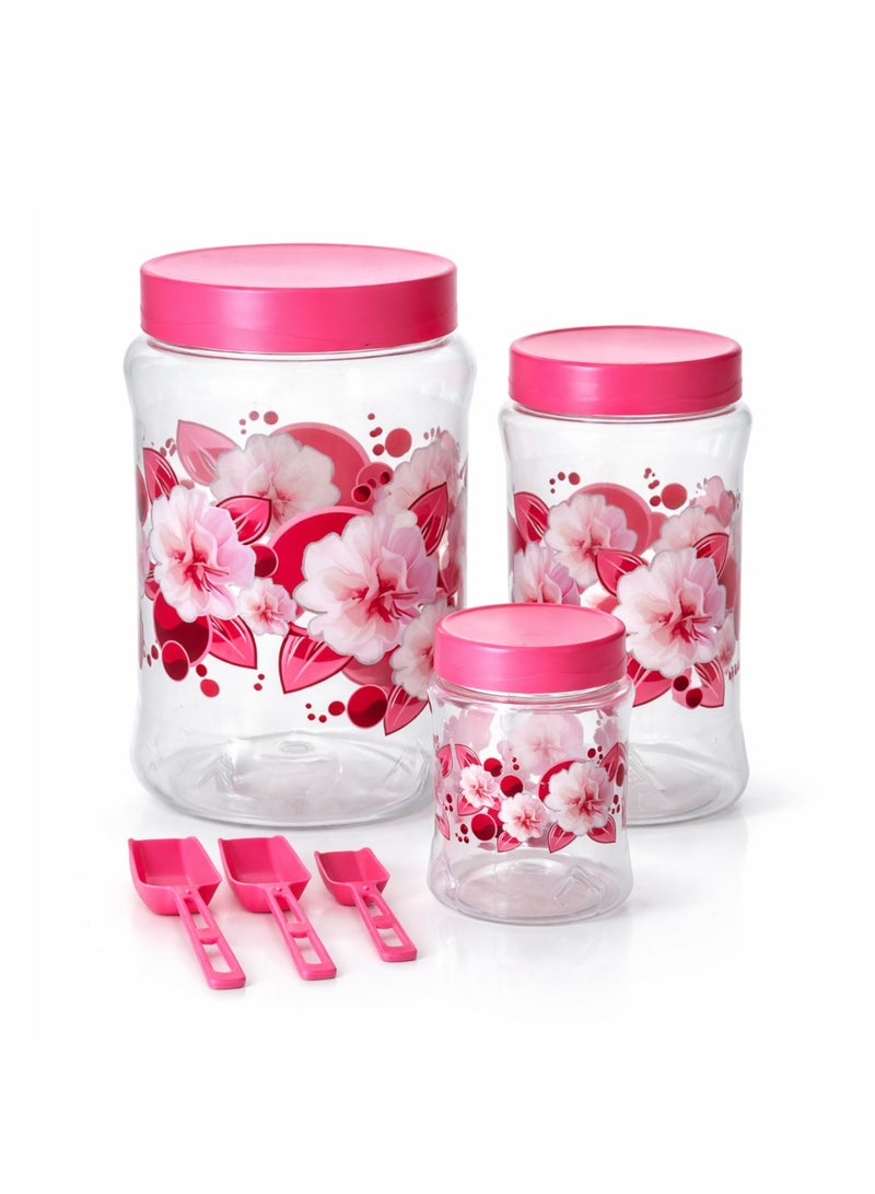 برطمان بلاستيكي 3 قطع