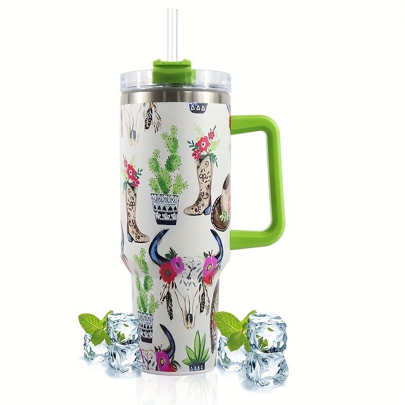 40Oz304 Car Cup Stainless Steel Insulated Cup Home Outdoor Double-Layer Insulated Cold Ice Cup Water Cup - Image 5