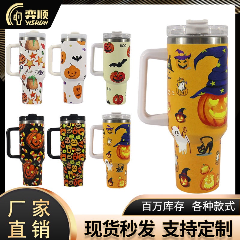40Oz304 Car Cup Stainless Steel Insulated Cup Home Outdoor Double-Layer Insulated Cold Ice Cup Water Cup - Image 2
