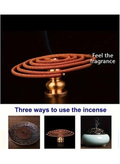 Just Quality 48pcs Strong Sandalwood Incense, Wormwood Incense, Buckthorn Hundred Years Incense Suitable For Incense Burner Each Portion Can Burn For 3 Hours, Suitable For Yoga Office Beautify The Environment  - Image 2