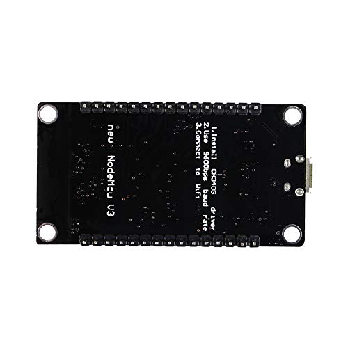 ACEIRMC 8pcs ESP8266 ESP-12E Serial Wireless Module CH340 NodeMcu V3 Lua WiFi Internet of Things New Version Development Board Compatible with Arduino IDE/MicroPython (8pcs) - Image 4