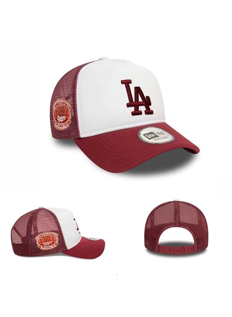 NEW ERA MLB Los Angeles Dodgers Baseball Cap Adjustable Snapback Hat Trendy Streetwear Style for Men and Women