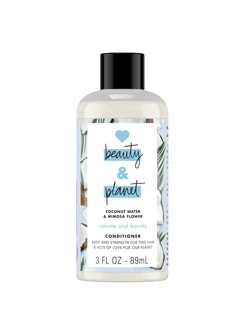 love beauty and planet Love Beauty And Planet Coconut Water & Mimosa Flower Volume And Bounty Conditioner - 3 fl oz 