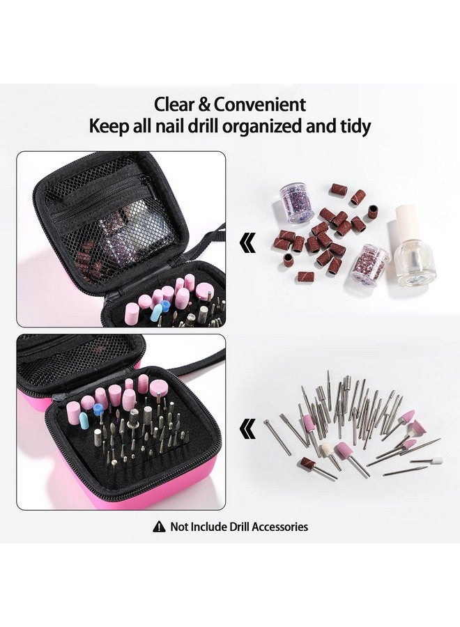 Oneleaf Nail Drill Bits Holder Kit Organizer Storage Case Displayer Container Waterproof Portable Organizer Bag Efile Nail Bits Professional Nail File Bits Manicure Toolsonly Case - Image 2