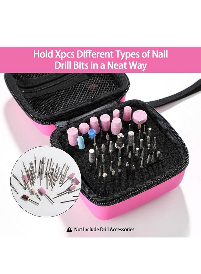Oneleaf Nail Drill Bits Holder Kit Organizer Storage Case Displayer Container Waterproof Portable Organizer Bag Efile Nail Bits Professional Nail File Bits Manicure Toolsonly Case - Image 3