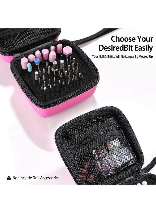 Oneleaf Nail Drill Bits Holder Kit Organizer Storage Case Displayer Container Waterproof Portable Organizer Bag Efile Nail Bits Professional Nail File Bits Manicure Toolsonly Case - Image 5