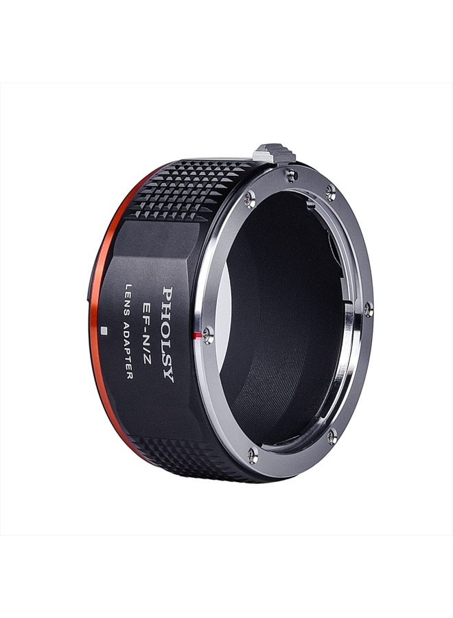PHOLSY Lens Mount Adapter Manual Focus for Canon EOS EF Mount Lens to Nikon Z Mount Camera Body Compatible with Nikon Z fc, Z30, Z9, Z8, Z6, Z7, Z5, Z50, Z6II, Z7II, EF to Nikon Z, EOS to Nikon Z - Image 5
