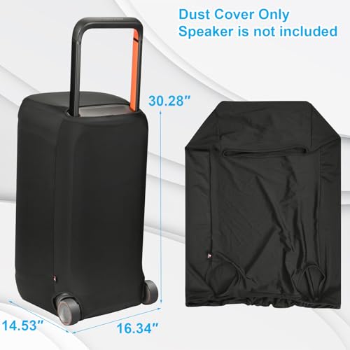 TXEsign Dust Cover Protective Case for JBL PartyBox 520 Portable Party Speaker, Stretch Dust Case Speaker Cover Soft Protective Sleeve with Elastic Band for JBL PartyBox 520 Speaker - Image 3