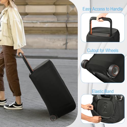 TXEsign Dust Cover Protective Case for JBL PartyBox 520 Portable Party Speaker, Stretch Dust Case Speaker Cover Soft Protective Sleeve with Elastic Band for JBL PartyBox 520 Speaker - Image 5