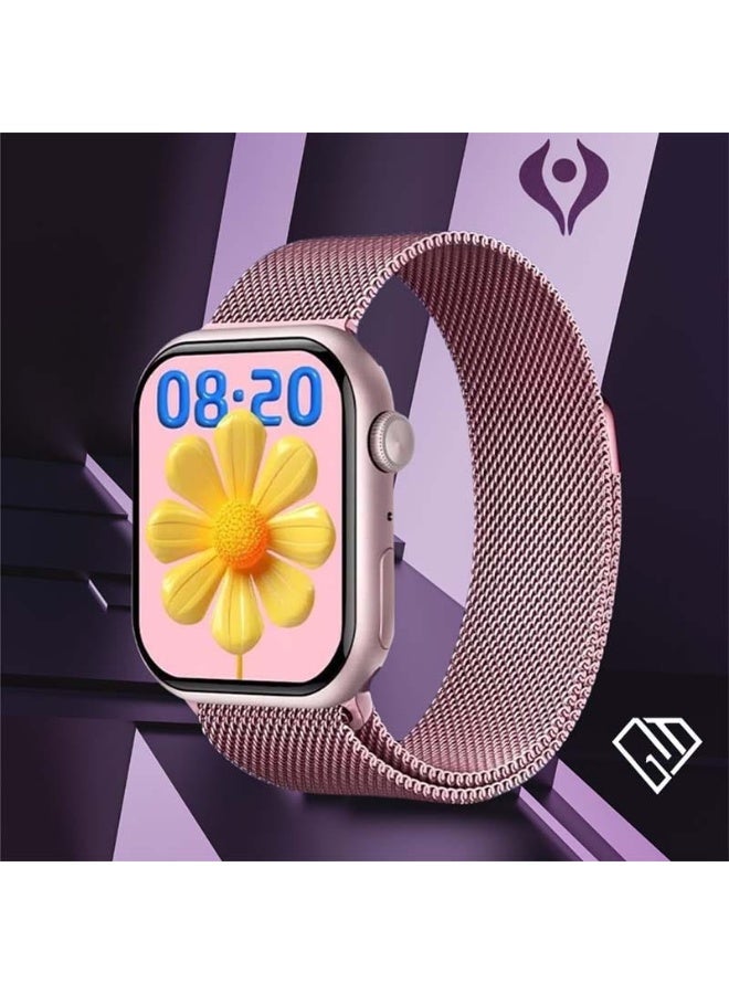 WISME Compact WISME X-33 Mini Smartwatch with Elegant Strap and True Wireless Earbuds for All-Day Connectivity, Health Tracking, and Entertainment - Image 2