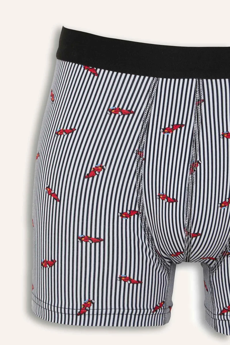 Defacto  Regular Fit 3-Pack Printed Boxers for Men | Best Price UAE