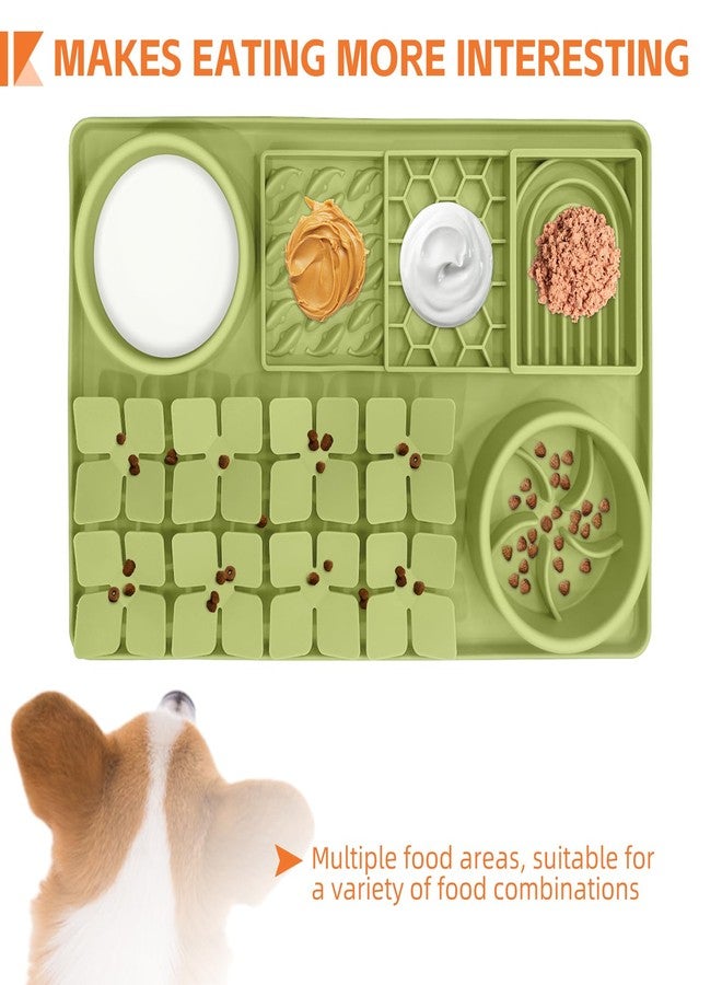 SmartTail Lick Mat for Dogs, Silicone Snuffle Mat for Puppies with Suction Cups, Dog Enrichment Toys for Anxiety Relief, Slow Feeder Dog Bowls for Wet and Dry Foods, Easy to Clean - Image 4