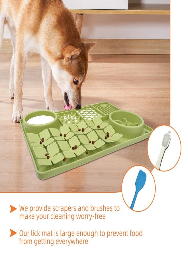 SmartTail Lick Mat for Dogs, Silicone Snuffle Mat for Puppies with Suction Cups, Dog Enrichment Toys for Anxiety Relief, Slow Feeder Dog Bowls for Wet and Dry Foods, Easy to Clean - Image 3