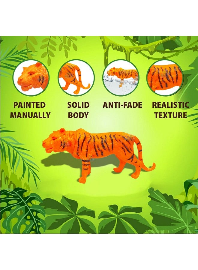 VGRASSP 6 Pcs Wild and Farm Animal Toy Figure for Kids - Pretend Play Toy Set for Your Little Kids - Jungle Animals, Educational Toy, Birthday Return Gift for Boys and Girls - Multicolor - Image 5