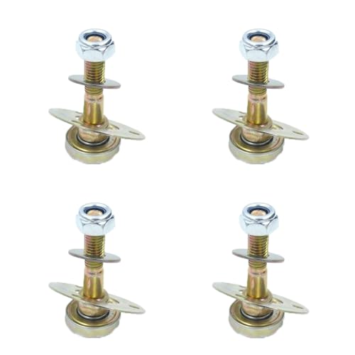 Acxico 4Pcs Rocking Chair Bearing Connecting Piece Rocking Chair Bearing Screws Kits Furniture Connecting Fittings, Metal - Image 1