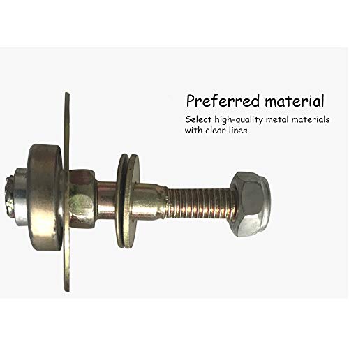 Acxico 4Pcs Rocking Chair Bearing Connecting Piece Rocking Chair Bearing Screws Kits Furniture Connecting Fittings, Metal - Image 3