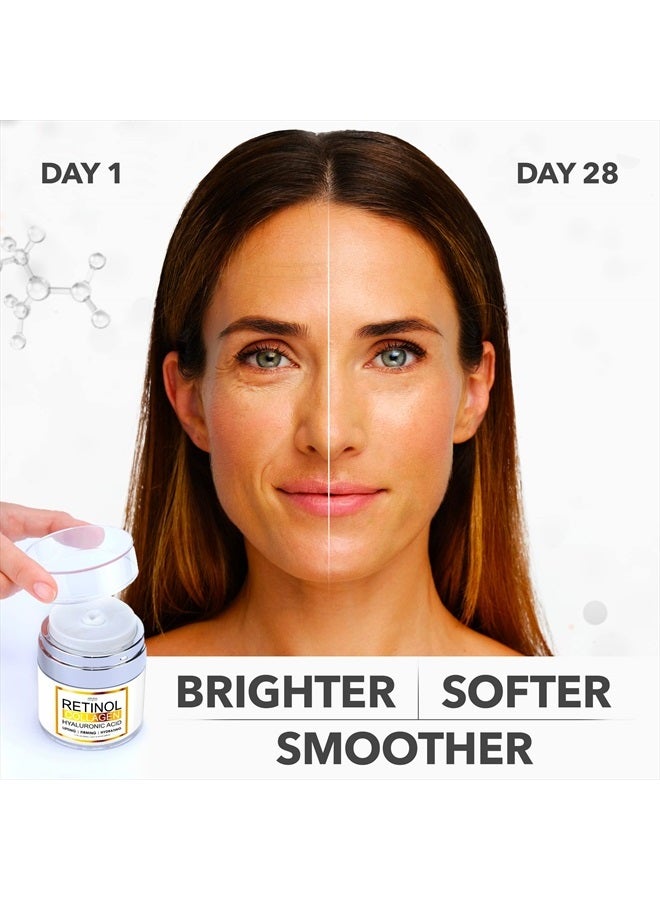 Arvesa Retinol Cream for Face - Facial Moisturizer with Collagen Cream and Hyaluronic Acid - Anti Aging Face Cream - Day and Night Face Lotion for Women and Men - Hydrating Wrinkle Cream for Face - Image 3
