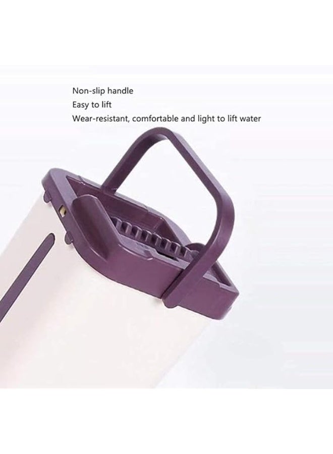 In-House Innovative Twin-Chamber Spin Mop & Bucket Set – Microfiber Flat Mop with Stainless Steel Handle for Wet & Dry Floor Cleaning - Image 3