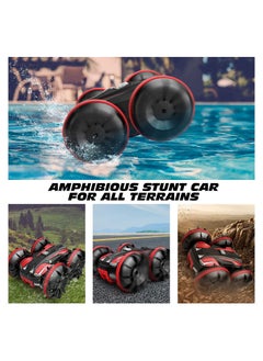 Swift 2 in 1 Waterproof RC Stunt Car RC Boat 2.4Ghz, Amphibious Remote Control Car for Kids, Toys for 6+ Year Old Boys, 4WD Off Road Birthday Gift Water Beach Pool Toys  - Image 3