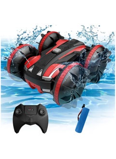 Swift 2 in 1 Waterproof RC Stunt Car RC Boat 2.4Ghz, Amphibious Remote Control Car for Kids, Toys for 6+ Year Old Boys, 4WD Off Road Birthday Gift Water Beach Pool Toys  - Image 1