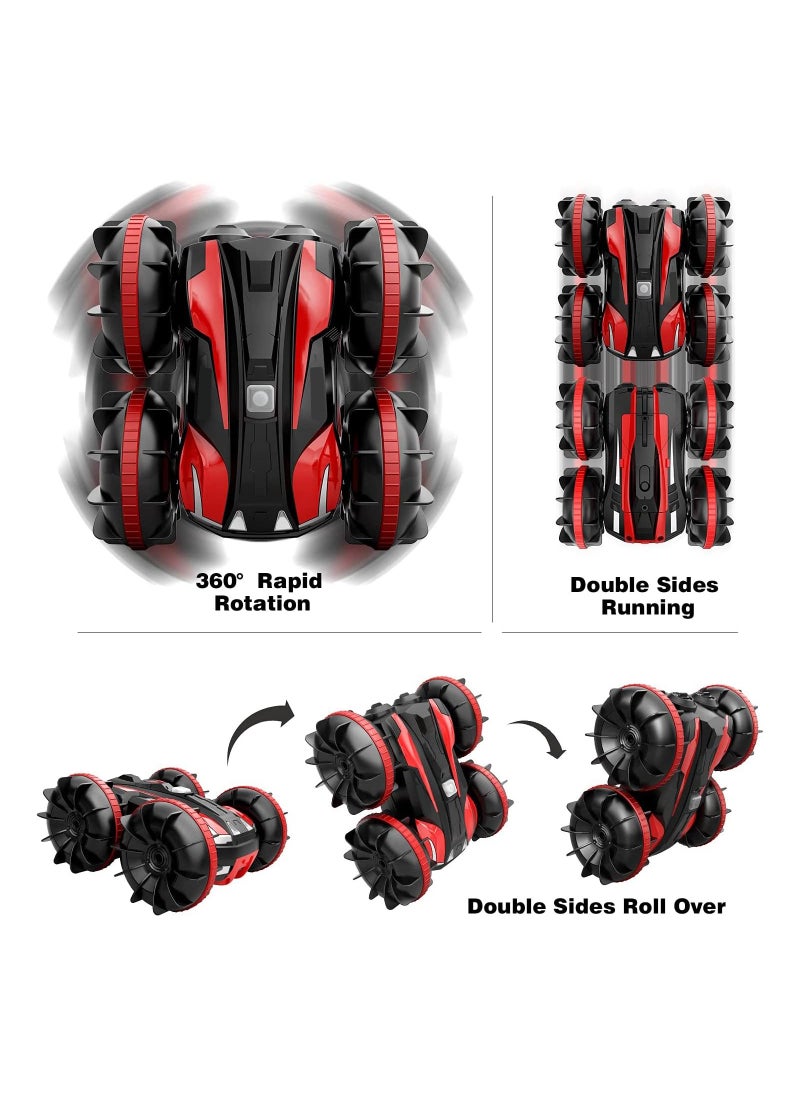 Swift 2 in 1 Waterproof RC Stunt Car RC Boat 2.4Ghz, Amphibious Remote Control Car for Kids, Toys for 6+ Year Old Boys, 4WD Off Road Birthday Gift Water Beach Pool Toys  - Image 5