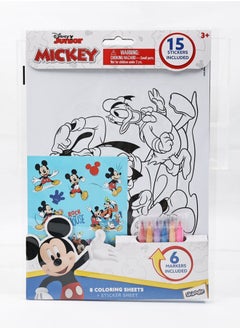 Disney MICKEY 8 CT COLORING SHEET SET  - Image 1