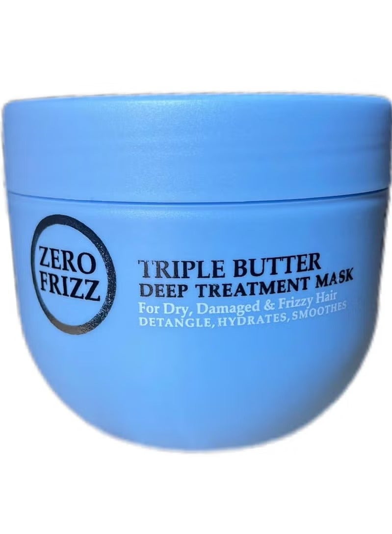 Zero Frizz Triple Butter Deep Treatment Mask 470Ml