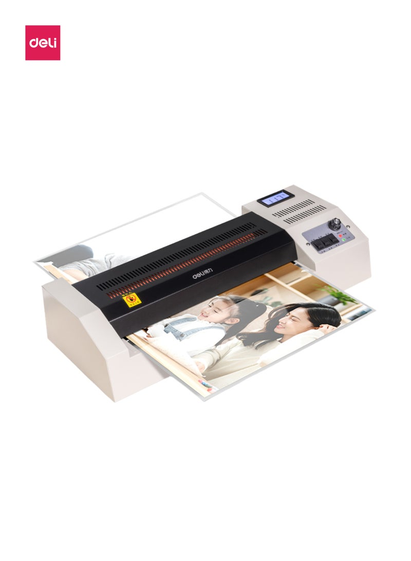 Deli 3895-UK 50-200 Mic A3 Steel Cover Laminator - Image 1