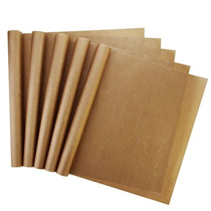 5 Pack Non Stick Teflon Sheet, Bantoye 16 x 24" PTFE Transfer Sheet Heat Resistant Craft Mat for Heat Press