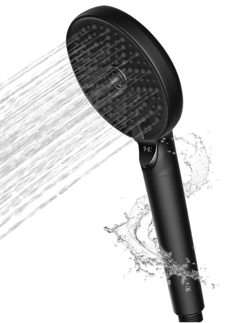 Jomoo - High Pressure 3 Setting Shower Head, Matte Black Handheld Showerheads (Shower Filter Available) - Image 1