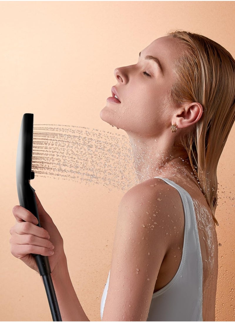 Jomoo - High Pressure 3 Setting Shower Head, Matte Black Handheld Showerheads (Shower Filter Available) - Image 1