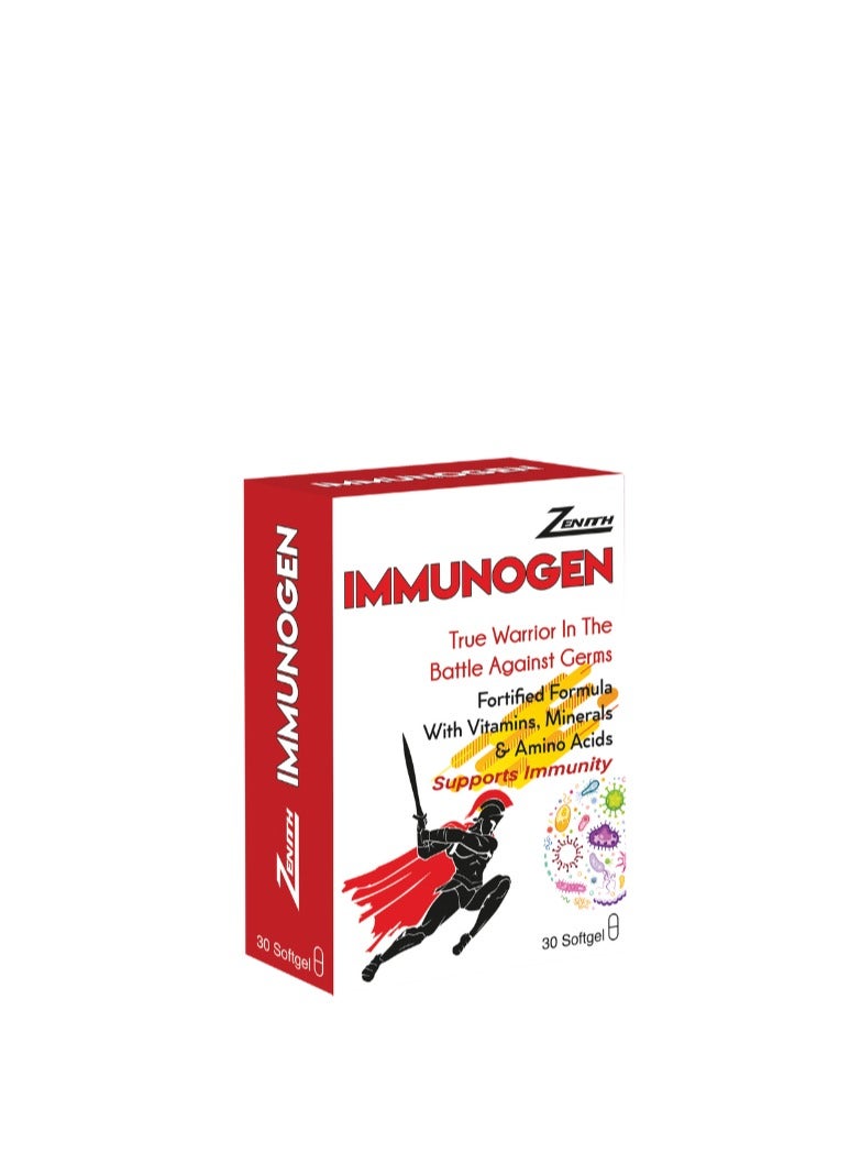 زينيث إيمونوجين - يدعم المناعة 30 كبسولة لينة