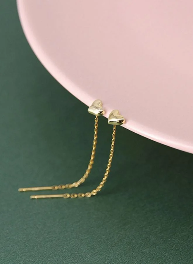 تايك تو أقراط شرابة على شكل قلب