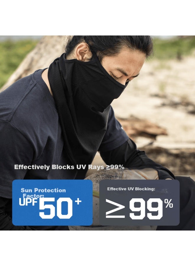 Supfire Tactical Sun Protection Face Mask Ear-hook Headscarf Neck Gaiter For Men Windproof Dustproof Breathable Cycling Outdoor Face Cover - Image 2
