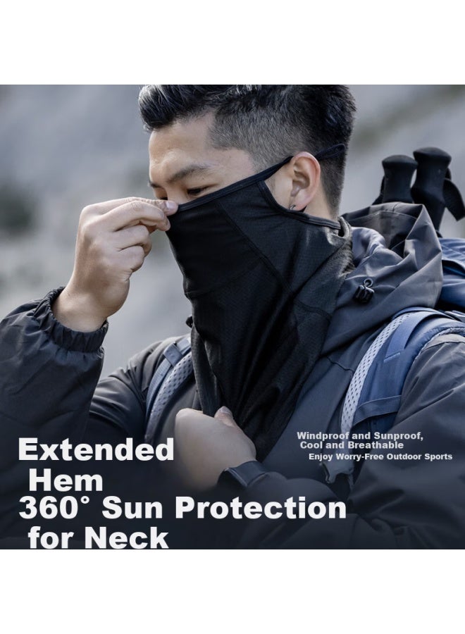 Supfire Tactical Sun Protection Face Mask Ear-hook Headscarf Neck Gaiter For Men Windproof Dustproof Breathable Cycling Outdoor Face Cover - Image 3