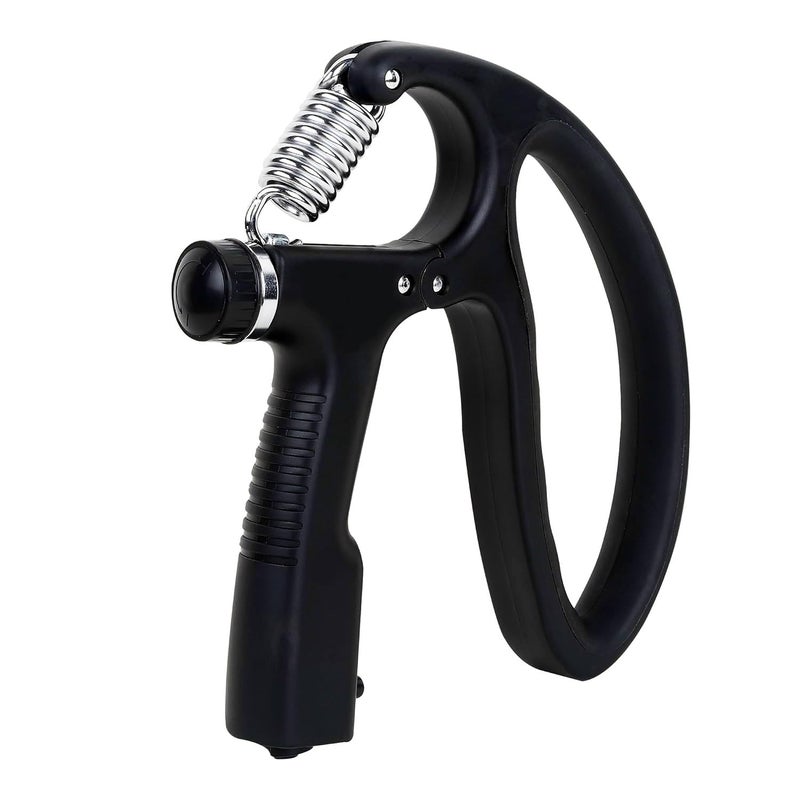 AMIFIT Fitness Grip Strength Trainer 5kg-100kg | Non-Slip Hand Grip Strengthener with Stainless Steel Spring for Improving Hand, Finger, and Forearm Strength (100Kg-Black) - Image 4