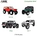 AMK Metal 110 Scale RC Trailer for Hauling Behind Cars with Truck Hitch and Receiver Towing Strap Builer Kit for Axial SCX10 90046 TRX4 TRX6 Gen7 Gen8 Gift - Image 4