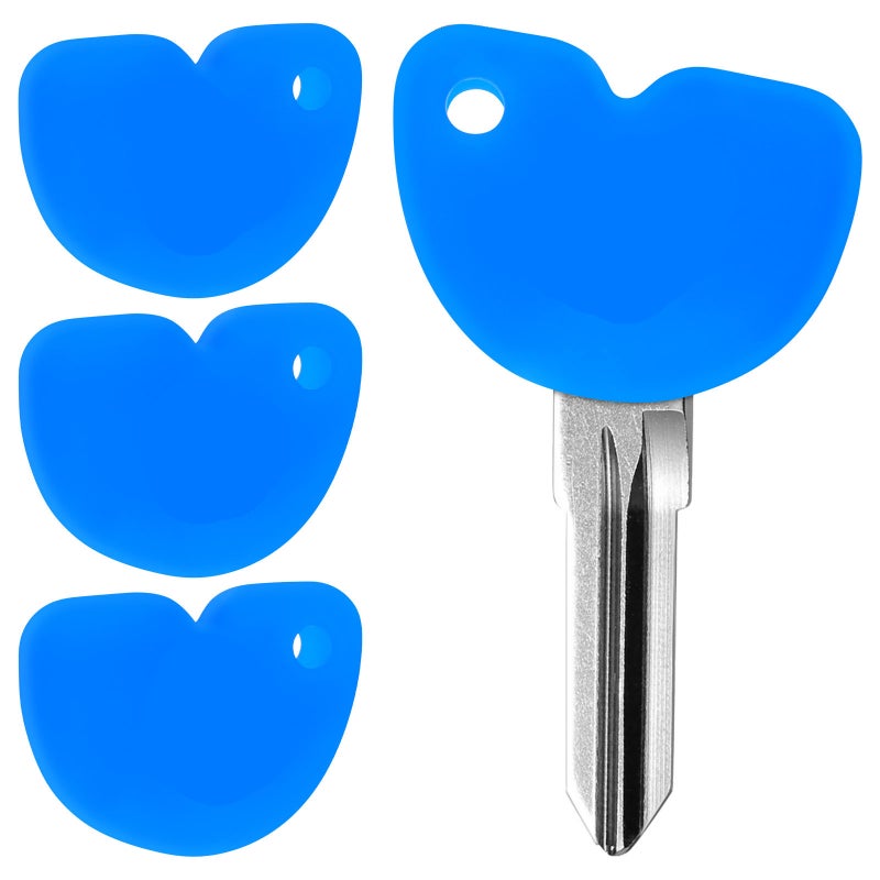 Silicone Key Cover, Wear Resistant and Smooth Fit for Bike Keys, Enhances Key Appearance - Image 1