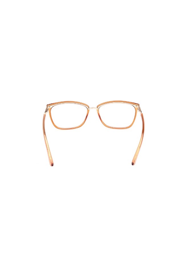 جس نظارة طبية بشكل مستطيل للنساء بأذرع معدنية GU2958  مقاس 54 - برتقالي لامع - Image 4