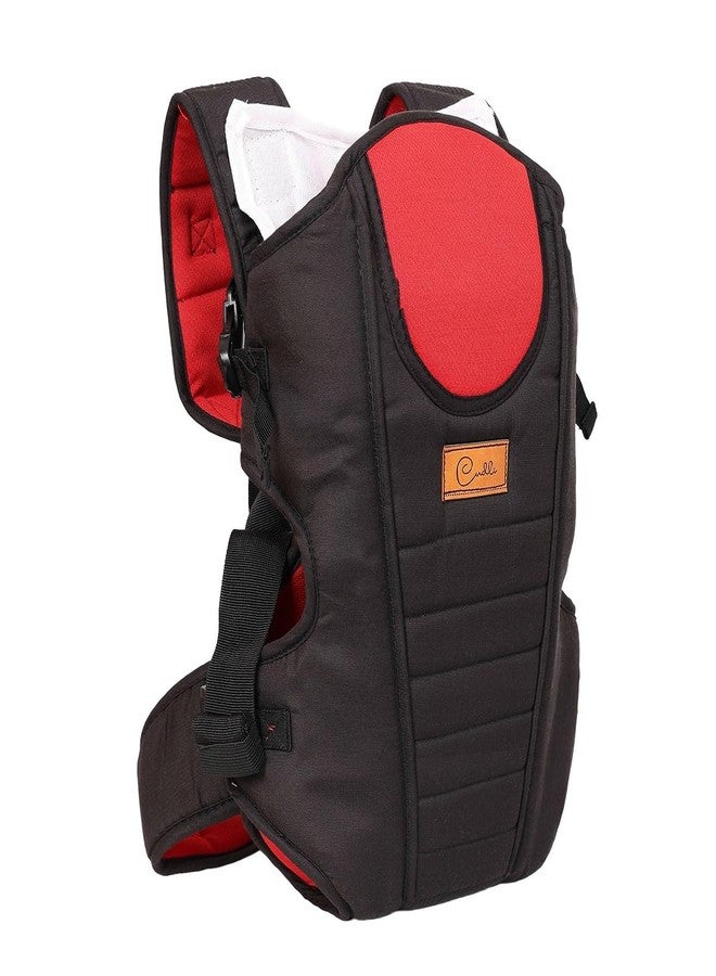 Cudli 4 in 1 Baby Carrier for Newborn to Toddler | Ergonomic Front and Back Facing Baby Sling with Padded Straps | Hands Free Baby Carry Bag for Infants 0–3 Years (Red) - Image 5