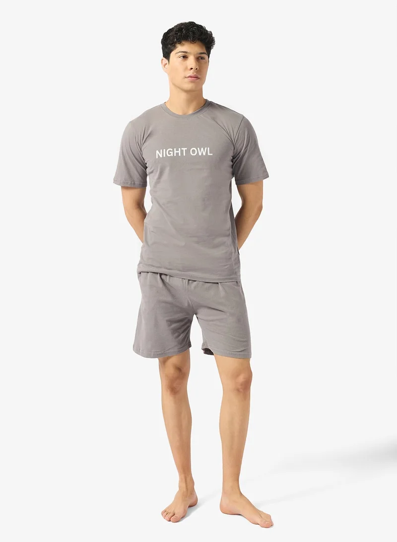 3 Pack Of Graphic Crew Neck T-Shirt