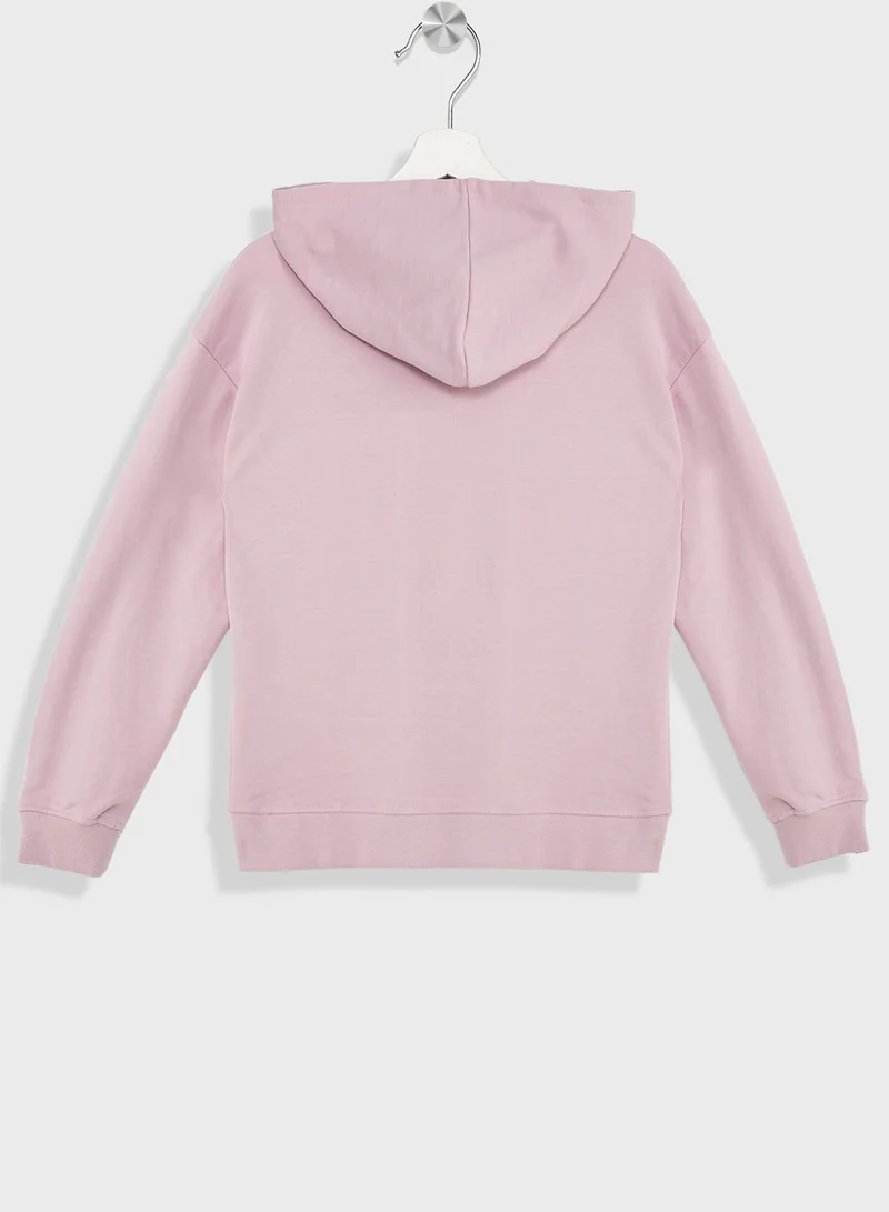 Ripples Girl City Printing Hoodie