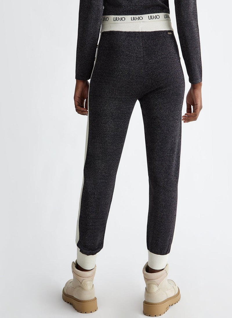Liu Jo LurexÂ® joggers - Image 2