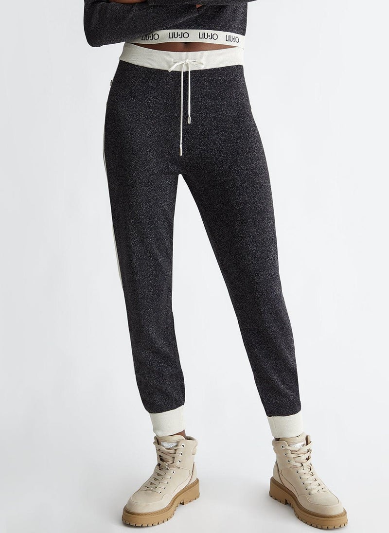 Liu Jo LurexÂ® joggers - Image 1
