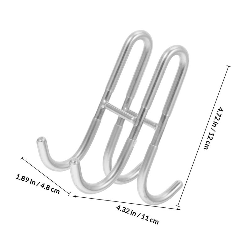 3 Pcs 304 Stainless Steel Shower Glass Door Hooks Over Door Towel Hangers For Bathroom Towel And Robe Storage Organizer - Image 3