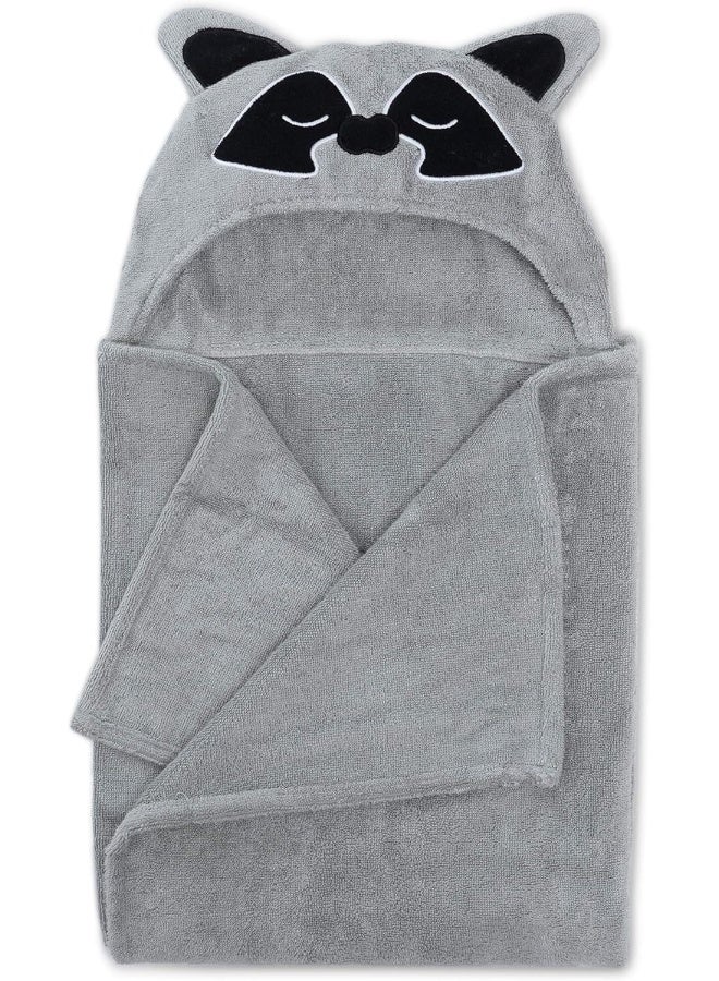 Natemia Extra Soft Rayon from Bamboo Hooded Towel for Kids | Highly Absorbent and Hypoallergenic | 40" X 30" Large Animal Face Baby Bath Towel with Hood | Great Baby Shower Registry Gift - Image 1