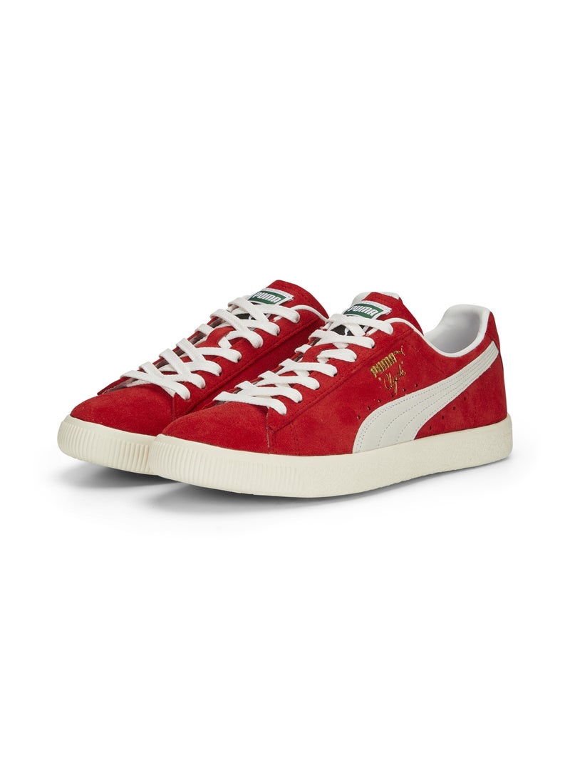 PUMA Clyde OG Mens Red Sneakers - Image 2