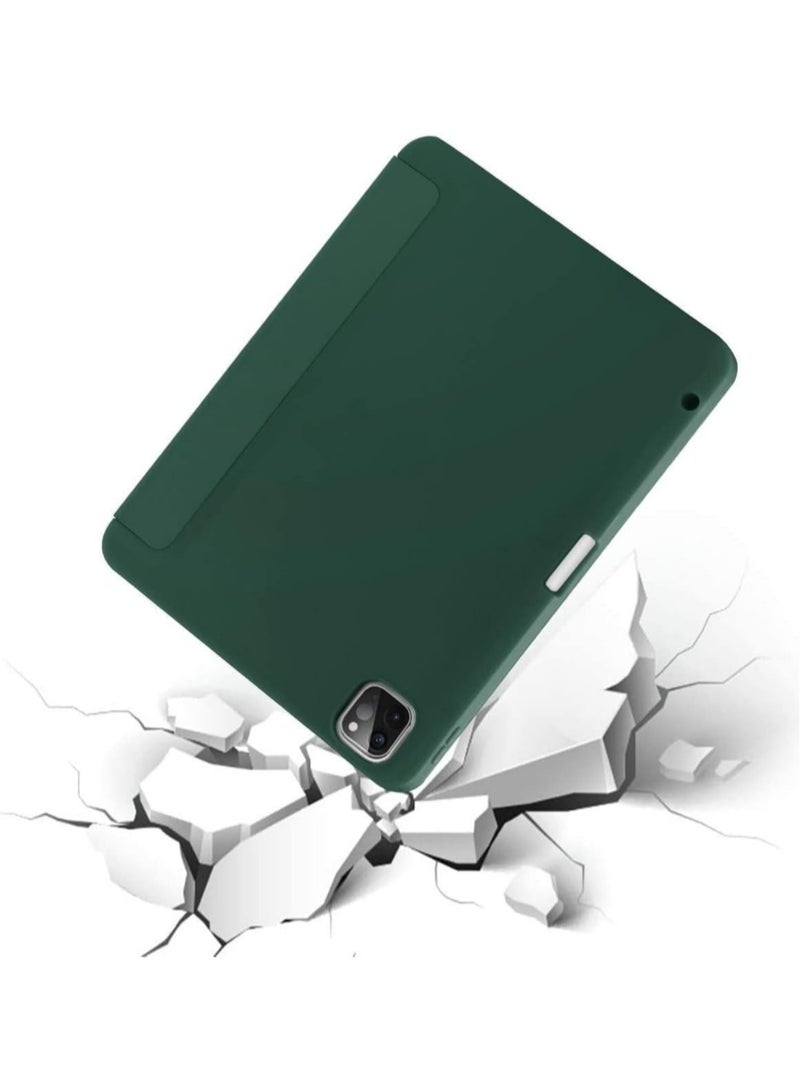 ELTRAZONE Case for iPad Pro 11 Inch 2021(3rd Gen)/2020(2nd Gen) with Pencil Holder [Support iPad 2nd Pencil Charging/Pair] Slim Trifold Stand, Smart Protective Case Cover - Image 2